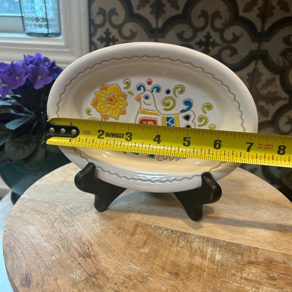 RARE FIND-SARDINIAN CERAMIC DISH- MADE BY LODDO IN DORGALI-NU STAMPED & NUMBERED - Picture 6 of 7